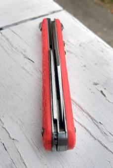 Camillus New York Orange Pilot Parachute Knife Vietnam Era - Needs TLC