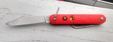 Camillus New York Orange Pilot Parachute Knife Vietnam Era - Needs TLC