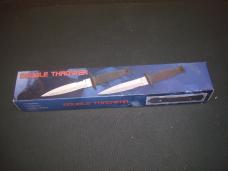 Twin Blade Double Throwing Knives new in Box