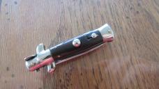 c.1950's-60's MADE IN ITALY 12cm PICK LOCK Cow HORN SCALES MINT !