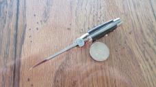 c.1950's-60's MADE IN ITALY 12cm PICK LOCK Cow HORN SCALES MINT !