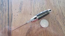 c.1950's-60's MADE IN ITALY 12cm PICK LOCK Cow HORN SCALES MINT !