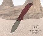 QSP Knife Kali EDC Green 3.25" 14C28N Red G10 Folding Pocket Knife QS159-A2