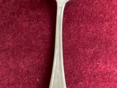 RARE Fancy Vintage ALPACCA - SILCO Small(4 1/4') HOTEL SHERMAN Demitass(?) Spoon