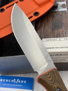Benchmade 15002-1 Saddle Mountain Skinner Fixed Blade NIB