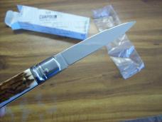 A.G.A. Campolin 8" Lever Maniago, Italy GO-55020-C Gen. Stag/Antler UNUSED W/Box