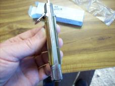 A.G.A. Campolin 8" Lever Maniago, Italy GO-55020-HB Gen. Honey Horn UNUSED W/Box