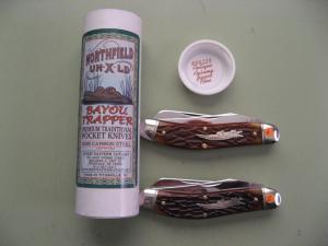 GREAT EASTERN NORTHFIELD 888225 BAYOU TRAPPER ANTIQUE AUTUMN JIGGED BONE