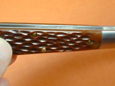 Beaver Falls Cutlery 2024 Bourbon Jigged Bone Jack Knife from Cooper Cutlery Integral Bolsters USA 