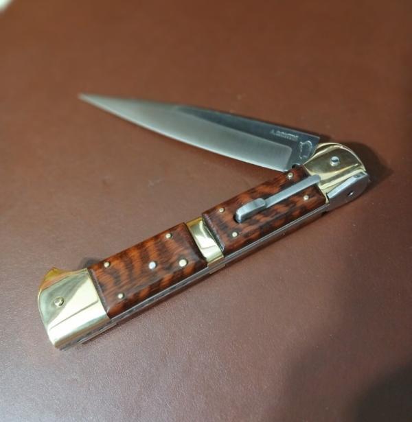 11"RARE AND BEAUTIFUL ITALIAN "EAGLE" PICKLOCK STILETTO HAND BUILT BY ANTONIO CONTINI 11"RARE AND BEAUTIFUL ITALIAN "EAGLE" PICKLOCK STILETTO HAND BUILT BY ANTONIO CONTINI