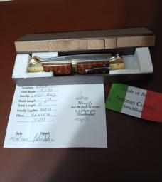 11"RARE AND BEAUTIFUL ITALIAN "EAGLE" PICKLOCK STILETTO HAND BUILT BY ANTONIO CONTINI
