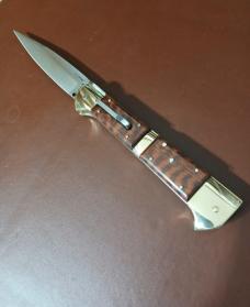 11"RARE AND BEAUTIFUL ITALIAN "EAGLE" PICKLOCK STILETTO HAND BUILT BY ANTONIO CONTINI