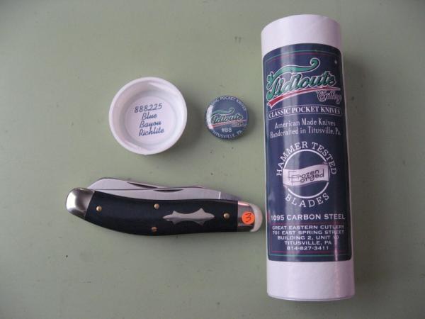 GREAT EASTERN NORTHFIELD 888225 BAYOU TRAPPER BLUE BAYOU RICHLITE #3 GREAT EASTERN NORTHFIELD 888225 BAYOU TRAPPER BLUE BAYOU RICHLITE #3