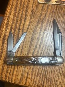 RARE REMINGTON WHITTLER WITH BLOOD GROVE