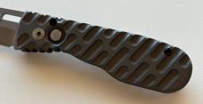 Dalton Gripper Switchblade Knife, Gray Handle, By Rob Dalton, Dalton Combat Cutlery, Unused