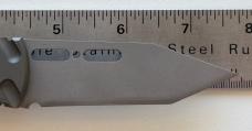 Dalton Gripper Switchblade Knife, Gray Handle, By Rob Dalton, Dalton Combat Cutlery, Unused