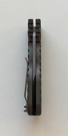 Dalton Gripper Switchblade Knife, Gray Handle, By Rob Dalton, Dalton Combat Cutlery, Unused