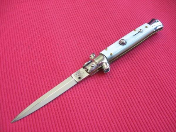 NEW ARMANDO BELTRAME 9" White Horn ITALIAN STILETTO Knife
