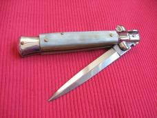 NEW ARMANDO BELTRAME 9" White Horn ITALIAN STILETTO Knife