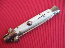 NEW ARMANDO BELTRAME 9" White Horn ITALIAN STILETTO Knife