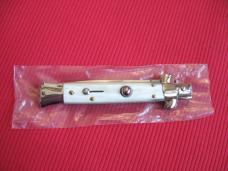 NEW ARMANDO BELTRAME 9" White Horn ITALIAN STILETTO Knife