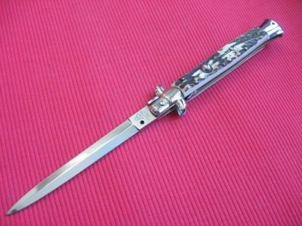 NEW ARMANDO BELTRAME 11" STAG Dagger Blade ITALIAN STILETTO Knife