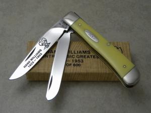 Case XX USA 3254 Hank Williams Yellow Trapper Knife NIB