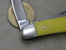 Case XX USA 2Dot 3318HE Yellow Stockman Knife 