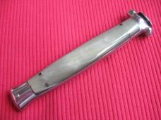 Vintage Italian Horn Trap Door OTF Switchblade Knife - Mint