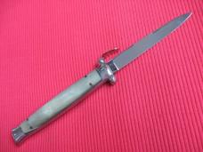 Vintage Italian Horn Trap Door OTF Switchblade Knife - Mint