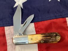 Case XX 1982, 8 Dot Barlow w/ Super Stag Handles -Mdl# 52009 SSP