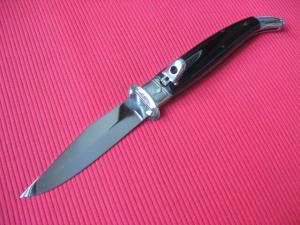 Vintage Italian Large Size "rostfrei" Shell Puller Leverlock Switchblade Knife                