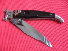 Vintage Italian Large Size "rostfrei" Shell Puller Leverlock Switchblade Knife                
