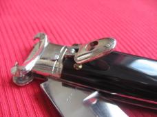 Vintage Italian Large Size "rostfrei" Shell Puller Leverlock Switchblade Knife                