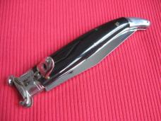 Vintage Italian Large Size "rostfrei" Shell Puller Leverlock Switchblade Knife                