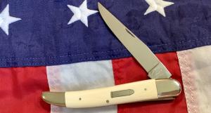 Russell Large Locking Toothpick Pocket Knife w Nice Handles - NOS