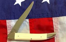 Russell Large Locking Toothpick Pocket Knife w/ Nice Handles - NOS