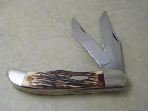 Kabar 1184 USA Imitation Stag Folding Hunter Knife