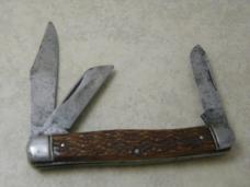 Boker Tree Brand USA 3588 Bone Stockman Knife