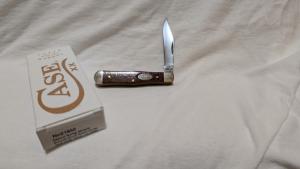 Case XX Small Swell Center Jack Natural Burlap Micarta 