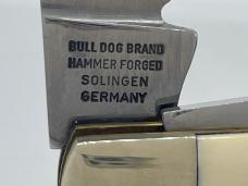 2004 BULLDOG BRAND Pit Bulls Genuine Mastodon Ivory Stockman w/ OMP Box
