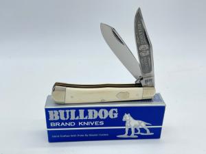 BULLDOG BRAND Genuine Mastodon Ivory Trapper w/ OMP Box