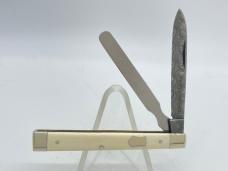 Vintage WEIDMANNSHEIL Solingen Antique Ivory Damascus Doctor's Knife w/ OMP Box