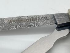 Vintage WEIDMANNSHEIL Solingen Antique Ivory Damascus Doctor's Knife w/ OMP Box