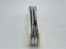 Vintage WEIDMANNSHEIL Boar Head Antique Ivory Blade Lock Jack w/ OMP Box