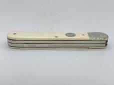 Vintage WEIDMANNSHEIL Boar Head Antique Ivory Blade Lock Jack w/ OMP Box