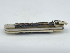 HUBERTUS Solingen Germany Genuine Stag Small Leverlock Automatic
