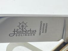 HUBERTUS Solingen Germany Genuine Stag Shell Puller Leverlock Automatic