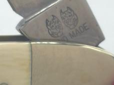 BULLDOG BRAND Genuine Mastodon Ivory Celebrated Anglo Saxo Knife w/ OMP Box