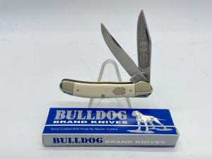 BULLDOG BRAND Solingen Germany Genuine Mastodon Ivory Copperhead w/ OMP Box